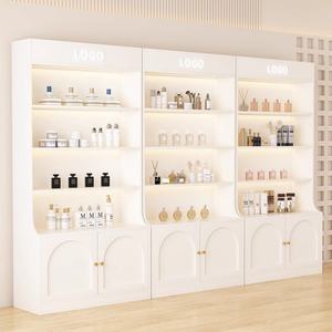 Exhibidor de Cosméticos Zxm, Mueble de Exhibición para Salón de Belleza, Mueble de Exhibición para Uñas con Puerta de Vidrio, Estantes para Productos para el Cuidado de la Piel, Estantes de Múltiples Niveles - Product Image 3