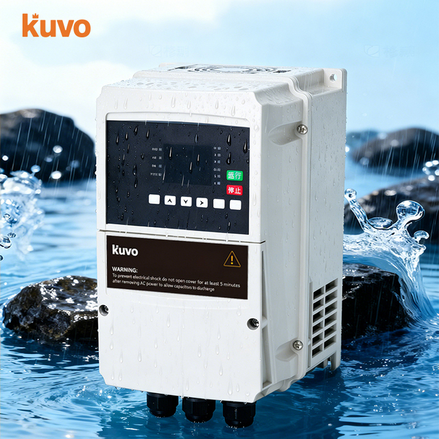 KUVO 3 Phase 380V Vfd Solar Inverter 2.2kW 3kW 3.7kW 5.5kW 7.5kW 11kW 15kW 18.5kW Frequency Converter IP65 V/F Control AC Drives