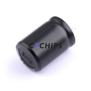 Condensateur électrolytique en aluminium à encliquetage HP2H820MP300S68CE0, composant traversant (THT), 22x30mm - Product Image 2
