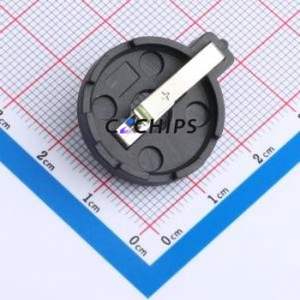 BS-03-A1AJ006 Button & Strip Battery Connector Connector Battery Holder Manganese Steel Nickel - Product Image 1
