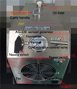 HJCLEAN Portable aerossol gerador gerador aerossol para sala limpa - Product Image 6