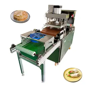 高品质自动玉米饼制造商中国制造包装冷却痛线工业皮塔面包机平板面包