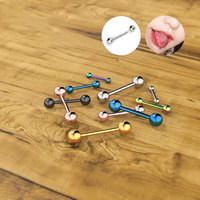 Boucles d'oreilles cartilage en acier inoxydable 316L style hip-hop, filetage interne, multi-plaqué, bijoux de corps unisexe, vente en gros