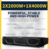 Amplificateur professionnel extérieur haute puissance 2.1 canaux amplificateur DJ série MH 2U 3U amplificateur de puissance dj professionnel