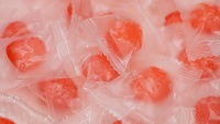 Direct van de fabriek: bulk, afpelbare gummy snoepjes, halal gecertificeerd, lychee smaak, op maat gemaakte fruitgummies