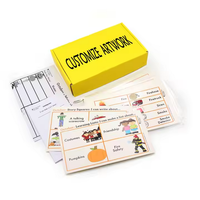 Cartes de mathématiques éducatives personnalisées avec logo, imperméables, pour la maternelle, fournitures pédagogiques et activités de homeschooling