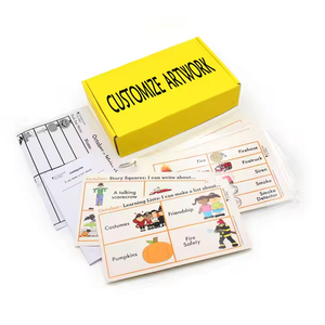 Cartes de mathématiques éducatives personnalisées avec logo, imperméables, pour la <span class=keywords><strong>maternelle</strong></span>, fournitures pédagogiques et activités de homeschooling - Product Image 3