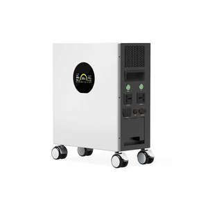 แบตเตอรี่ LiFePO4 ขายดีที่สุด 2400W 3072Wh สถานีไฟฟ้าพกพา MPPT คลื่นไซน์บริสุทธิ์ พร้อมล้อ ใช้ได้กับพลังงานแสงอาทิตย์และอะแดปเตอร์ AC - Product Image 1