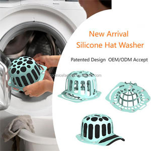 Bonnet à linge en silicone souple pour machine à laver, nettoyeur de casquettes de baseball - Product Image 1