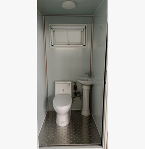 <span class=keywords><strong>Toilettes</strong></span> industrielles mobiles de luxe de 20 pieds, <span class=keywords><strong>toilettes</strong></span> publiques, <span class=keywords><strong>toilettes</strong></span> portables préfabriquées en acier, panneau sandwich - Product Image 1