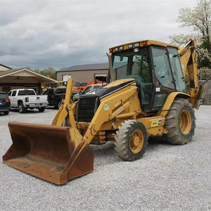 รถตักดินขนาดเล็กแบบมีรถตักตีนตะขาบ420D 226B เดิมเครื่องจักรก่อสร้างพร้อมรถตักด้านหน้า246B 416D 277C - Product Image 1