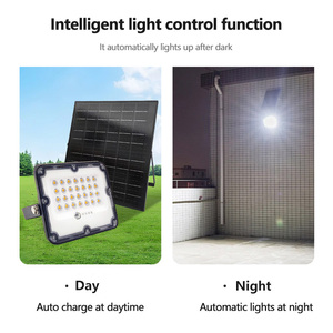 Nouveau panneau <span class=keywords><strong>solaire</strong></span> mono noir en aluminium 30W <span class=keywords><strong>solaire</strong></span> Led Flood Garden Lights <span class=keywords><strong>projecteur</strong></span> extérieur lampe d'inondation - Product Image 4