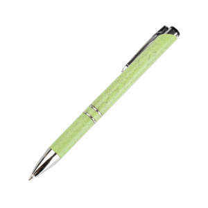 Elite Eco Click Ball Pen Degradable Wheat Straw with 1.0mm <b>Writing</b> Width Logo Pen for Promotions - Product Image 4