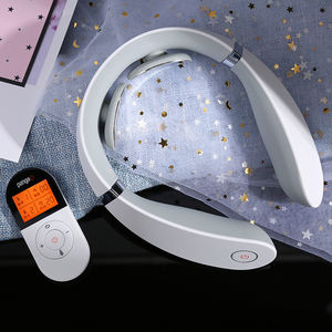 Venta al por mayor eléctrico portátil vibrador calentado punto de presión terapia EMS cuello alivio del dolor masajeador con control remoto - Product Image 6