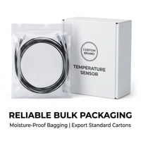 XIN YING Sensor Suhu Termistor NTC Presisi Tinggi dengan Probe Pemasangan, Akurasi 0.1C, Output 100K, Rentang Operasi -40~250 untuk