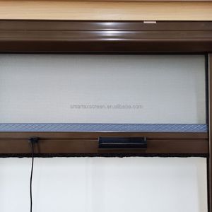 <strong>Roll</strong> <strong>Up</strong> <strong>Screen</strong> Fiberglass Aluminium Frame <strong>Windows</strong> Retractable <strong>Screens</strong> Roller Mosquito Net <strong>Window</strong> - Product Image 2