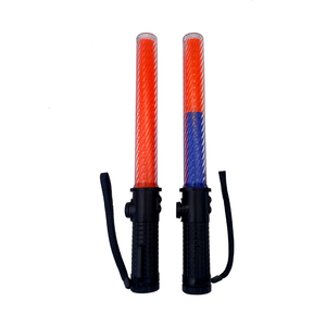 39cm phòng thủ an ninh bảo vệ dùi cui Stick ánh sáng giao thông kiểm soát an toàn LED Strobe máy bay marshalling Wands Baton - Product Image 1