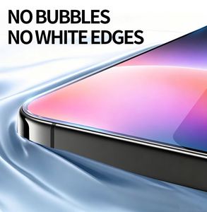 Protection d'écran en verre trempé HD 9H 2.5D personnalisée OEM pour 18 Pro/Max avec couverture intégrale anti-traces de doigts et anti-graisse - Product Image 2