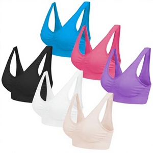 Quick-Dry High Support Racerback Fitness <b>Bra</b> Customizable Front Four-Way <b>Stretch</b> Yoga Running Sports <b>Bra</b> for Print - Product Image 2