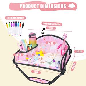 ถาดรองที่นั่งในรถกันน้ำสำหรับเด็กถาดใส่ที่นั่งในรถสำหรับเด็กวัยหัดเดินและเด็กกิจกรรมการเล่น - Product Image 4