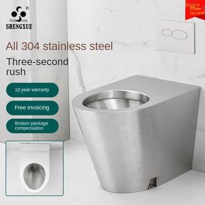 WC mural à capteur en acier inoxydable SS304, à chasse automatique, robuste et commercial, pour bars, KTV, discothèques et salles de bain - Product Image 5