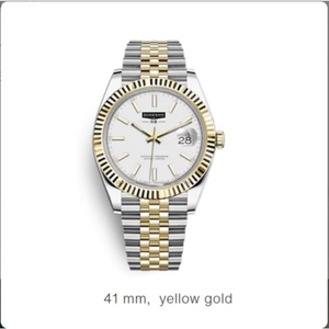 Đồng hồ cơ khí cao cấp 40mm màu xám, mã 126334, bán chạy tại nhà máy, có thể tùy chỉnh, dành cho nam và nữ, dây thép không gỉ, dự trữ năng lượng 72 giờ - Product Image 2