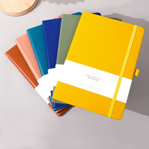 Bán buôn da dễ thương máy tính xách tay A5 máy tính xách tay cho sinh viên dày notepad biểu tượng tùy chỉnh in 200 trang A5 PU da máy tính xách tay bìa - Product Image 2