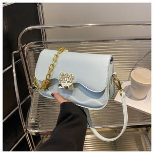 Nouveau sac à main en cuir PU pour femmes Sac à bandoulière unique carré ondulé pour femmes - Product Image 5