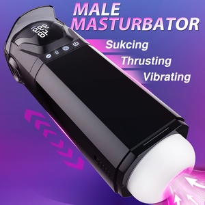 Máquina Automática <span class=keywords><strong>de</strong></span> Masturbación Masculina con Pantalla Visual y Control por Aplicación, con Funciones <span class=keywords><strong>de</strong></span> Succión, Empuje y Vibración, Juguetes Sexuales para Hombres - Product Image 2