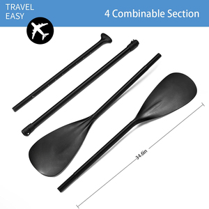 HONOR 3K 12K Karbon Fiber Ayarlanabilir Hafif Katlanabilir Kayak ve SUP Küreği Özel Renk/Logo ile - 2 Pound - Product Image 4