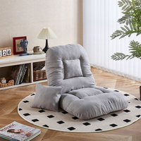 Fauteuil de sol pliable réglable Tatami, canapé paresseux individuel pour chambre, dortoir, salon