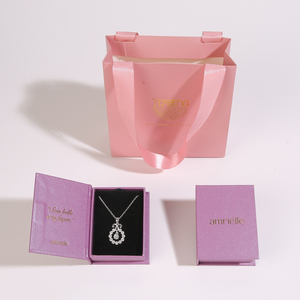 Rigid Book Shape Magnetic Jewelry Packaging <b>Box</b> Custom Logo Flip Cover <b>Gift</b> <b>Box</b> for <b>Small</b> Business Jewelry Shipping - Product Image 4