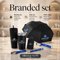 Ensemble de cadeaux d'affaires promotionnels portables, modernes et professionnels personnalisés AI-MICH pour souvenirs d'entreprise