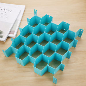Divider Drawer Removable Multi-layer Draw Divider Honeycomb Drawer Storage Compartment Organizer