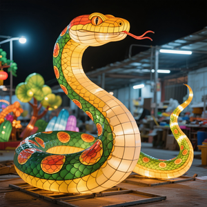 Linterna con Forma de Serpiente, Impermeable, Decoraciones Festivas para el Día de los Inocentes, Pascua, Día del Padre, Año Nuevo Chino - Duradera - Product Image 2