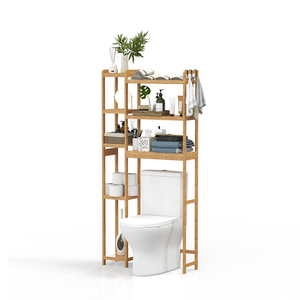 Étagère de rangement multi-niveaux sur les toilettes personnalisée pour l'organisation - Product Image 1