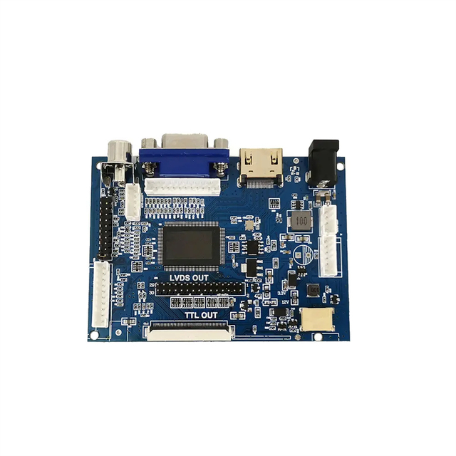 WHTC display Customized Rgb lvds ttl 30pin 40pin 50pin 60pin Fpc Universal Lcd Controller Board Lvds To Hdm Vga Converter Board