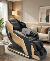 Nouveau fauteuil de massage de bureau 4D AI 2026 avec compression par airbags corps entier, inclinaison zéro gravité et haut-parleur Bluetooth