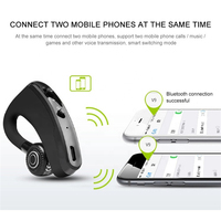 V9 TWS-écouteurs sans fil BT, casque d'écoute Business, avec micro, pour Smartphone de Sport, mains libres, commande