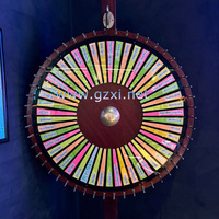 Accessoires d'activité électriques tirage au sort de loterie porte-bonheur interactif 360 degrés lumière LED Bingo Roulette Spinning Prize Wheel avec support