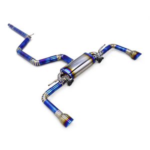 Système d'échappement Valvetronic pour <span class=keywords><strong>VW</strong></span> <span class=keywords><strong>GOLF</strong></span> 8/MK8/GTI 2.0T 2020-2024, tuyaux en titane, système sport à soupapes, catback - Product Image 2