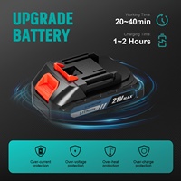 Alat Cuci Mobil Portabel Bertenaga Baterai Tanpa Kabel Brushless Model A2001 Langyue yang Hemat Biaya, Dapat Diisi Ulang, dan Bertekanan Tinggi