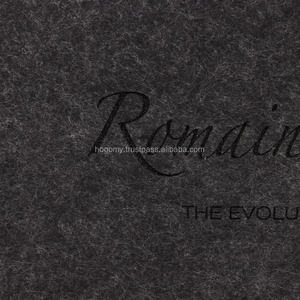 Bolsos Tote Casuales Rectangulares de Fieltro PET Unisex, Precio de Fábrica OEM, Color Gris Oscuro, Logotipo Personalizado con Láser, Cosidos a Máquina, Duraderos - Product Image 5