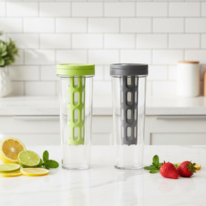 Carafe <span class=keywords><strong>à</strong></span> café infusé <span class=keywords><strong>à</strong></span> froid et théière <span class=keywords><strong>à</strong></span> fruits avec infuseur, grande capacité, pour réfrigérateur, promotion estivale - Product Image 1