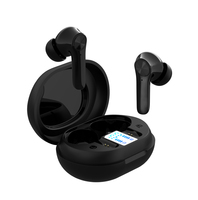 Mini écouteurs intra-auriculaires BT 5.3 Pro Version True Wireless Sport avec affichage LED, suppression du bruit, pour le gaming, ENC TWS