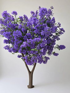 Arbre de <span class=keywords><strong>Jacaranda</strong></span> Artificiel Pas Cher Fausse Plante Paysage Intérieur Extérieur Exposition Mariage Événement Fête Décor Violet Fleur Arbre - Product Image 5