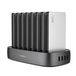 Station de recharge mobile partagée WST avec boîtier métallique, 8000 mAh*8, pour restaurants, avec câble inclus - Product Image 2
