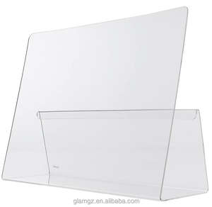 Regalo judío Judaica Glitter Gold Clear Lucite Table Top Book Stand Acrílico Shtender - Product Image 5