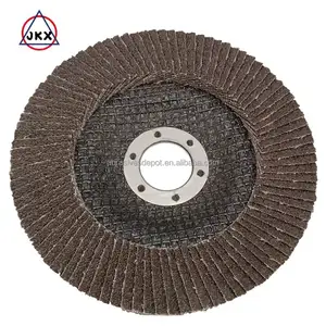 Hoge Kwaliteit Aanpassen Aluminium Oxide Schurende Flap Wiel Gecalcineerde Corundum Fiber Backing Flap Disc