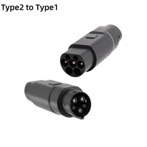 Adaptador de Carga para Vehículos Eléctricos, <span class=keywords><strong>Conector</strong></span> de CA <span class=keywords><strong>Tipo</strong></span> <span class=keywords><strong>2</strong></span> a <span class=keywords><strong>Tipo</strong></span> 1 J1772, con <span class=keywords><strong>Conector</strong></span> EV <span class=keywords><strong>Tipo</strong></span> <span class=keywords><strong>2</strong></span> a <span class=keywords><strong>Tipo</strong></span> 1 Estándar Estadounidense - Product Image 1